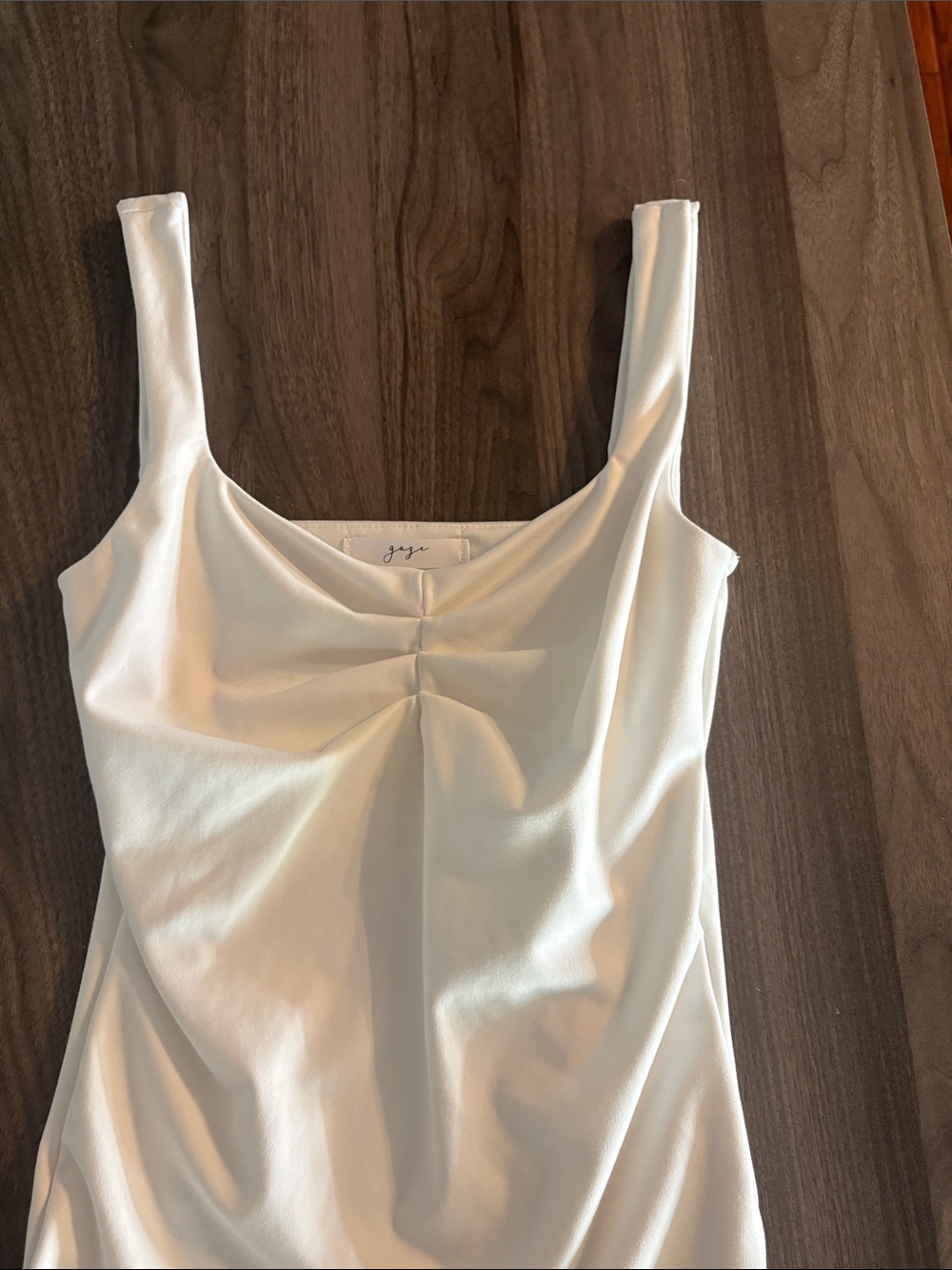 Gaze | White Bodysuit | Snap Closure | - Picture 5 of 15